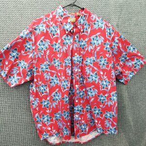 Naturel Issue Tropical Floral Button Shirt Men's XL